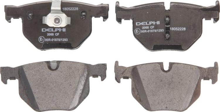 Delphi LP2068 - Гальмівні колодки, дискові гальма autozip.com.ua