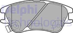 Delphi LP2062 - Гальмівні колодки, дискові гальма autozip.com.ua