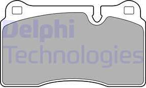 Delphi LP2009 - Гальмівні колодки, дискові гальма autozip.com.ua