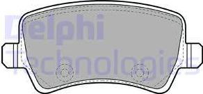 Delphi LP2008 - Гальмівні колодки, дискові гальма autozip.com.ua