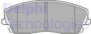 Delphi LP2034-18B1 - Гальмівні колодки, дискові гальма autozip.com.ua
