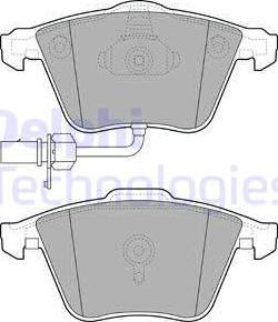 Delphi LP2032 - Гальмівні колодки, дискові гальма autozip.com.ua