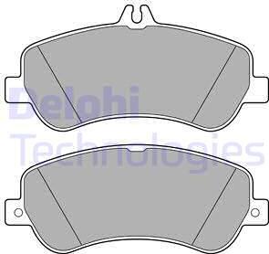 Delphi LP2146 - Гальмівні колодки, дискові гальма autozip.com.ua