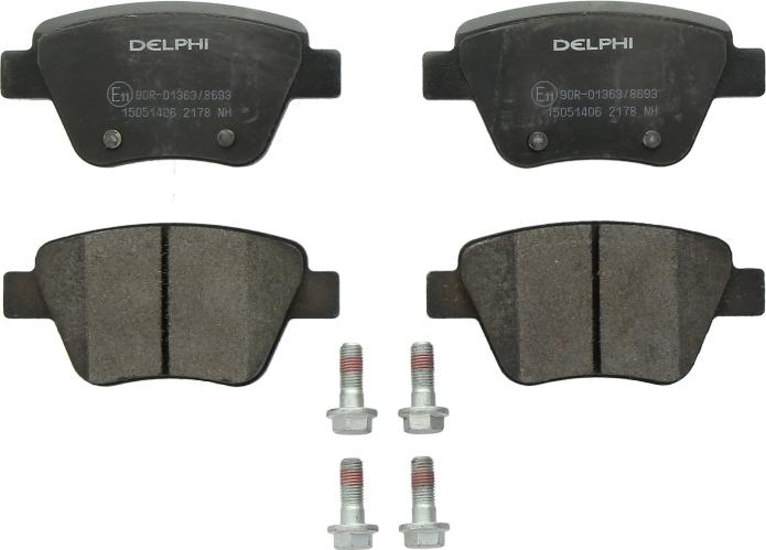 Delphi LP2178 - Гальмівні колодки, дискові гальма autozip.com.ua