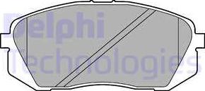 Delphi LP2294 - Гальмівні колодки, дискові гальма autozip.com.ua