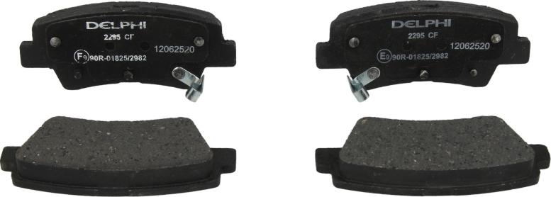 Delphi LP2295 - Гальмівні колодки, дискові гальма autozip.com.ua