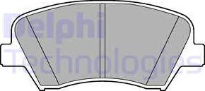 Delphi LP2293 - Гальмівні колодки, дискові гальма autozip.com.ua