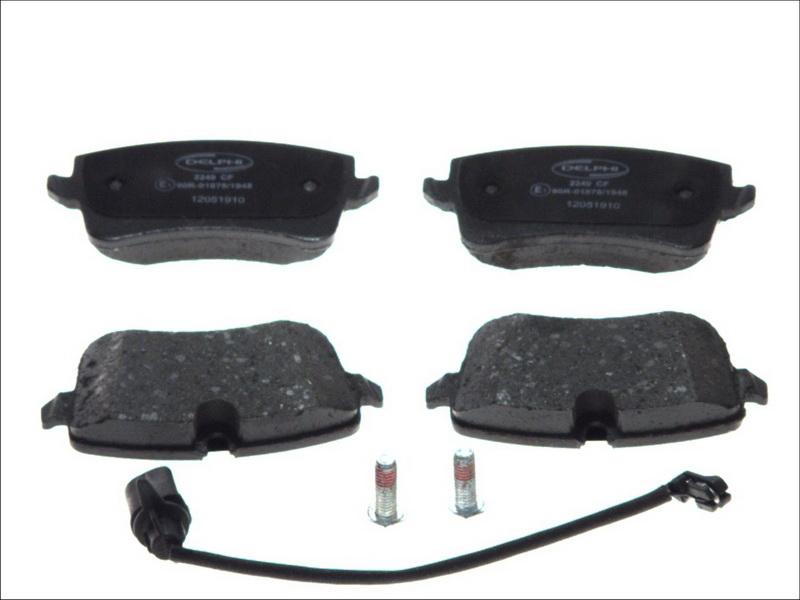 Delphi LP2249 - Гальмівні колодки, дискові гальма autozip.com.ua