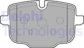 Delphi LP2246 - Гальмівні колодки, дискові гальма autozip.com.ua