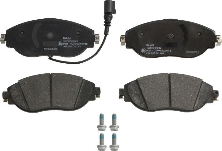 Delphi LP2250 - Гальмівні колодки, дискові гальма autozip.com.ua