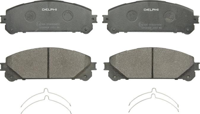 Delphi LP2201 - Гальмівні колодки, дискові гальма autozip.com.ua