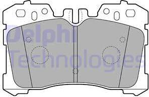 Delphi LP2213 - Гальмівні колодки, дискові гальма autozip.com.ua