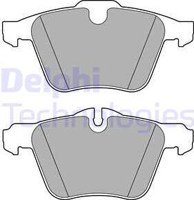 Delphi LP2766 - Гальмівні колодки, дискові гальма autozip.com.ua