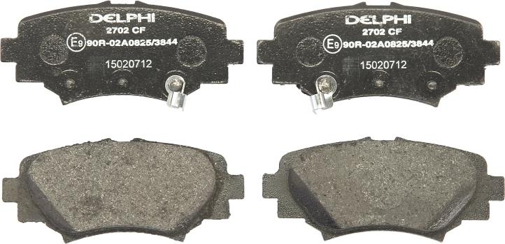 Delphi LP2702 - Гальмівні колодки, дискові гальма autozip.com.ua