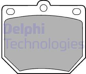 Delphi LP78 - Гальмівні колодки, дискові гальма autozip.com.ua