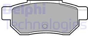 Delphi LP772 - Гальмівні колодки, дискові гальма autozip.com.ua