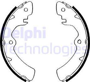 Delphi LS1467 - Комплект гальм, барабанний механізм autozip.com.ua