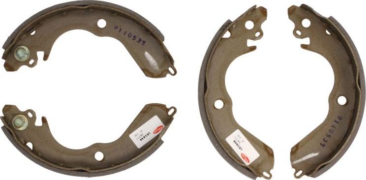 Delphi LS1649 - Комплект гальм, барабанний механізм autozip.com.ua