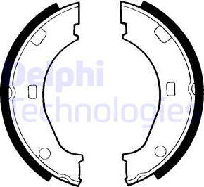 Delphi LS1376 - Комплект гальм, барабанний механізм autozip.com.ua