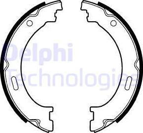 Delphi LS2041 - Комплект гальм, ручник, парковка autozip.com.ua