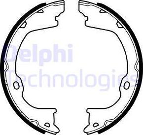 Delphi LS2055 - Комплект гальм, ручник, парковка autozip.com.ua