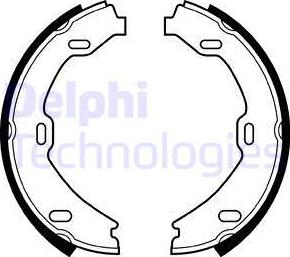 Delphi LS2084 - Комплект гальм, ручник, парковка autozip.com.ua