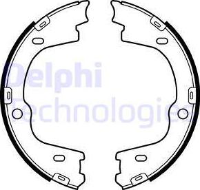 Delphi LS2086 - Комплект гальм, ручник, парковка autozip.com.ua