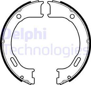 Delphi LS2076 - Комплект гальм, ручник, парковка autozip.com.ua