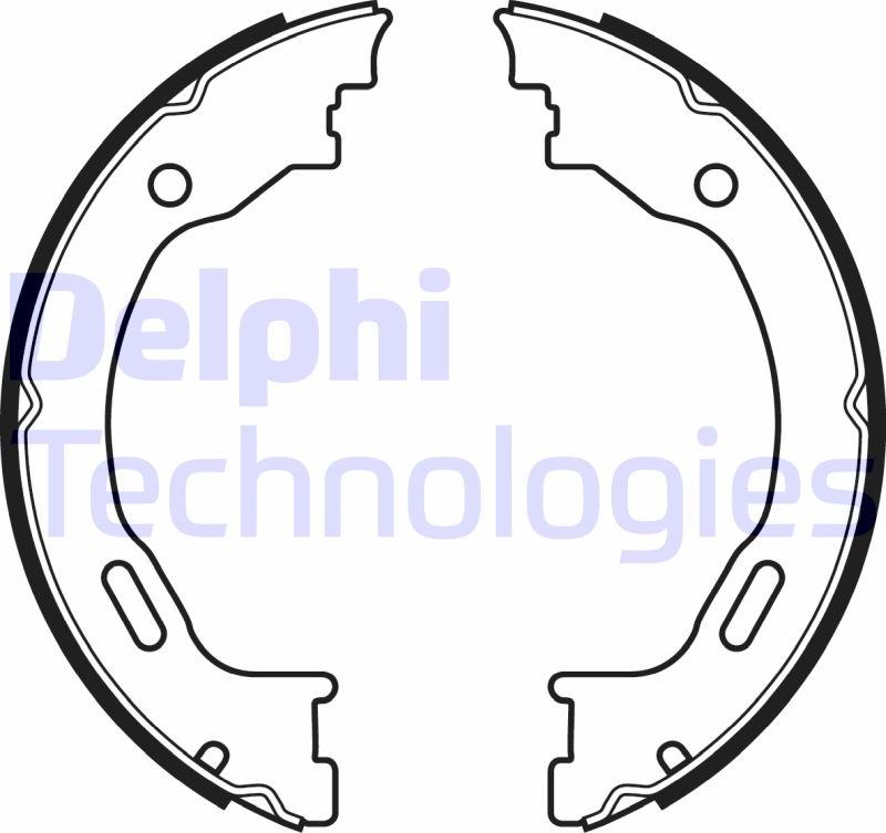Delphi LS2077 - Комплект гальм, ручник, парковка autozip.com.ua