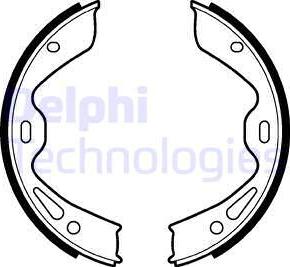 Delphi LS2120 - Комплект гальм, ручник, парковка autozip.com.ua