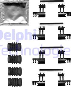 Delphi LX0679 - Комплектуючі, колодки дискового гальма autozip.com.ua