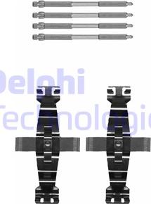 Delphi LX0674 - Комплектуючі, колодки дискового гальма autozip.com.ua