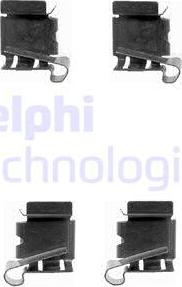 Delphi LX0390 - Комплектуючі, колодки дискового гальма autozip.com.ua