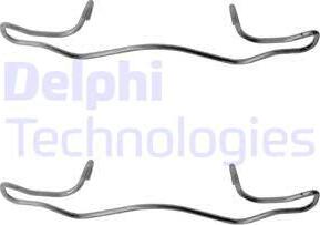 Delphi LX0326 - Комплектуючі, колодки дискового гальма autozip.com.ua
