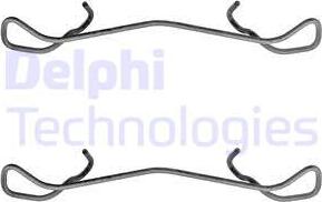 Delphi LX0322 - Комплектуючі, колодки дискового гальма autozip.com.ua