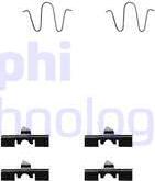 Delphi LX0231 - Комплектуючі, колодки дискового гальма autozip.com.ua