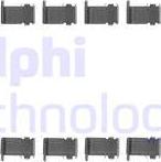 Delphi LX0226 - Комплектуючі, колодки дискового гальма autozip.com.ua