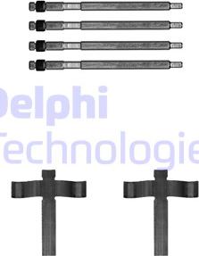Delphi LX0707 - Комплектуючі, колодки дискового гальма autozip.com.ua