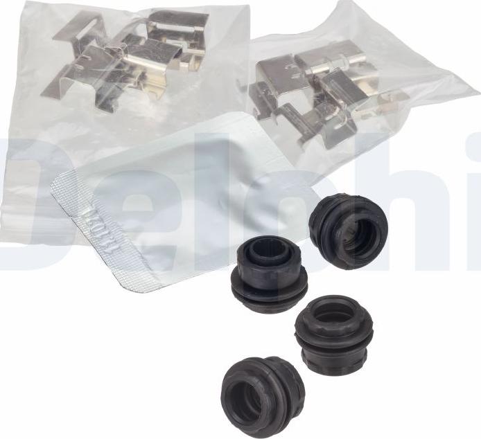 Delphi LX0730 - Комплектуючі, колодки дискового гальма autozip.com.ua