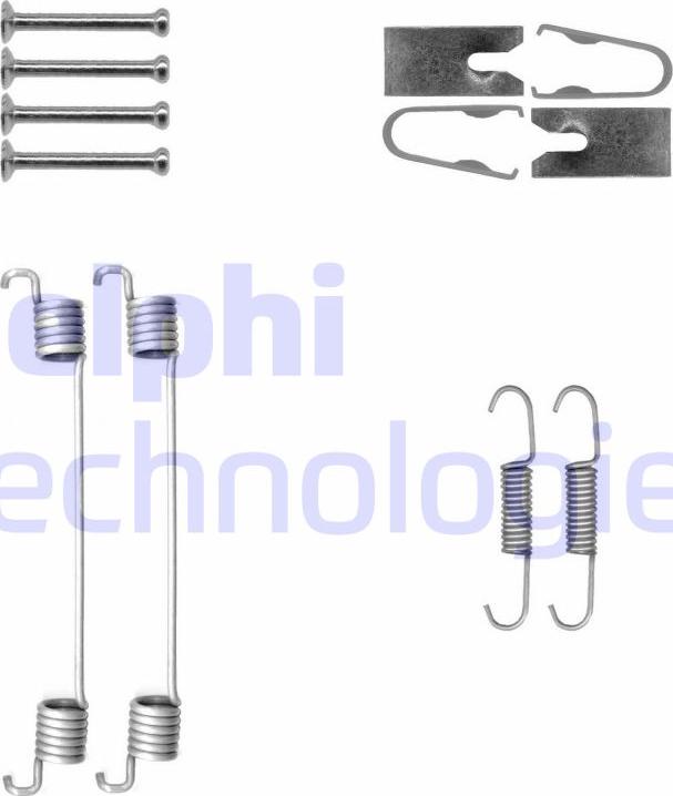 Delphi LY1430 - Комплектуючі, барабанний гальмівний механізм autozip.com.ua