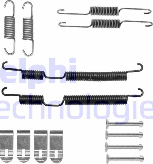 Delphi LY1432 - Комплектуючі, барабанний гальмівний механізм autozip.com.ua