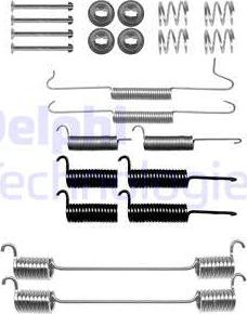 Delphi LY1171 - Комплектуючі, барабанний гальмівний механізм autozip.com.ua