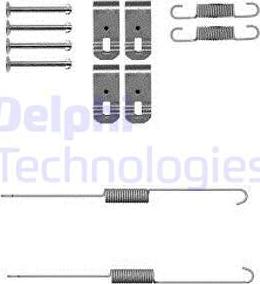 Delphi LY1382 - Комплектуючі, барабанний гальмівний механізм autozip.com.ua