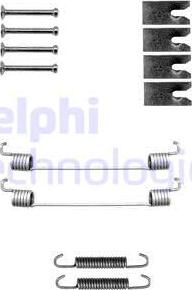 Delphi LY1335 - Комплектуючі, барабанний гальмівний механізм autozip.com.ua