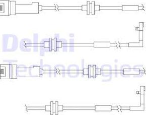 Delphi LZ0146 - Сигналізатор, знос гальмівних колодок autozip.com.ua