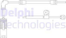 Delphi LZ0150 - Сигналізатор, знос гальмівних колодок autozip.com.ua