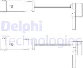 Delphi LZ0153 - Сигналізатор, знос гальмівних колодок autozip.com.ua