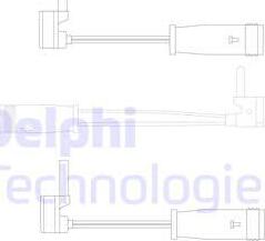 Delphi LZ0163 - Сигналізатор, знос гальмівних колодок autozip.com.ua