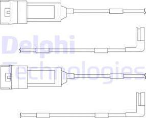 Delphi LZ0114 - Сигналізатор, знос гальмівних колодок autozip.com.ua