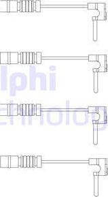 Delphi LZ0120 - Сигналізатор, знос гальмівних колодок autozip.com.ua